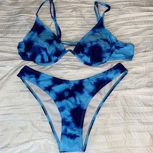 Tie Dye Bikini Blue